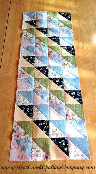 Spring Garden Table Runner Tutorial