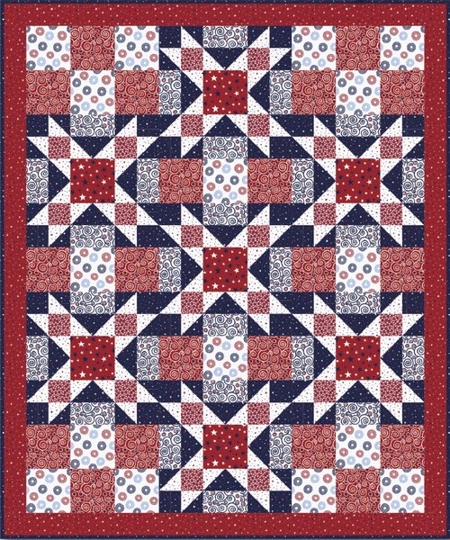 Sweet Liberty Quilt Pattern by Blank Quilting