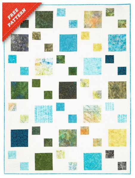 Pebble Path Free Quilt Pattern by Timeless Treasures