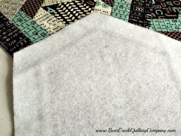 Textagon Mug Rug Tutorial