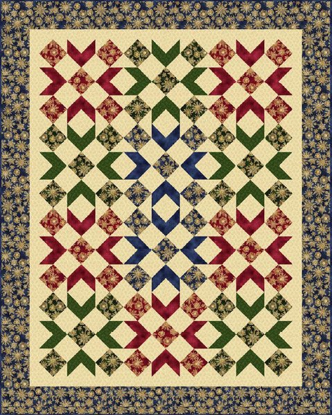 Winterly Wonderful Free Quilt Pattern by Marcus Fabrics
