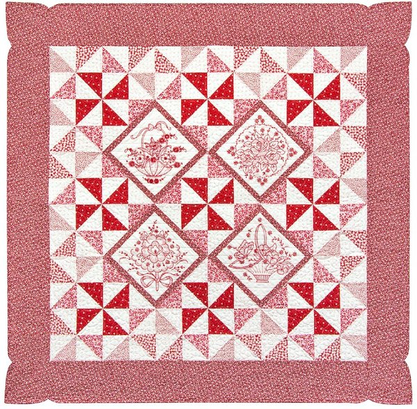 Pinwheel Posies Free Quilt Pattern by Robert Kaufman Fabrics Pinwheel Posies Free Quilt Pattern by Robert Kaufman Fabrics