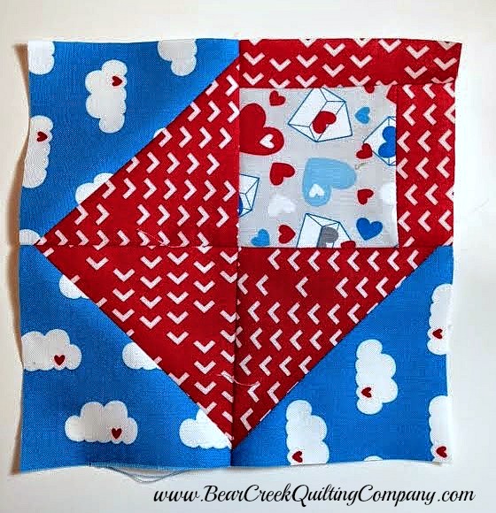 Airmail Envelope Quilt Tutorial