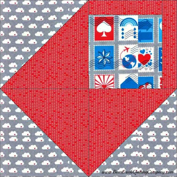 Airmail Envelope Quilt Tutorial