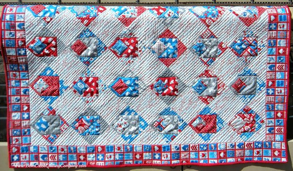 Airmail Envelope Quilt Tutorial