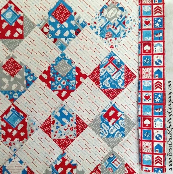 Airmail Envelope Quilt Tutorial