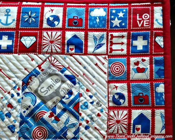 Airmail Envelope Quilt Tutorial