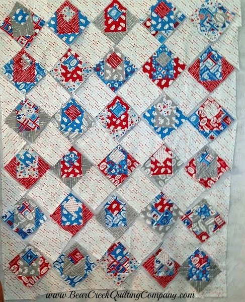 Airmail Envelope Quilt Tutorial