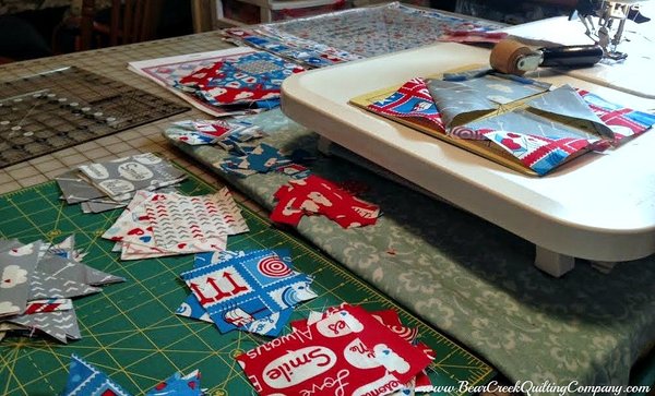 Airmail Envelope Quilt Tutorial