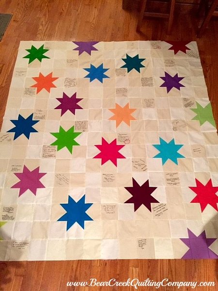 Wonky Star Retirement Quilt Tutorial