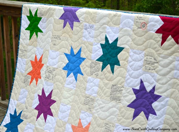 Wonky Star Retirement Quilt Tutorial