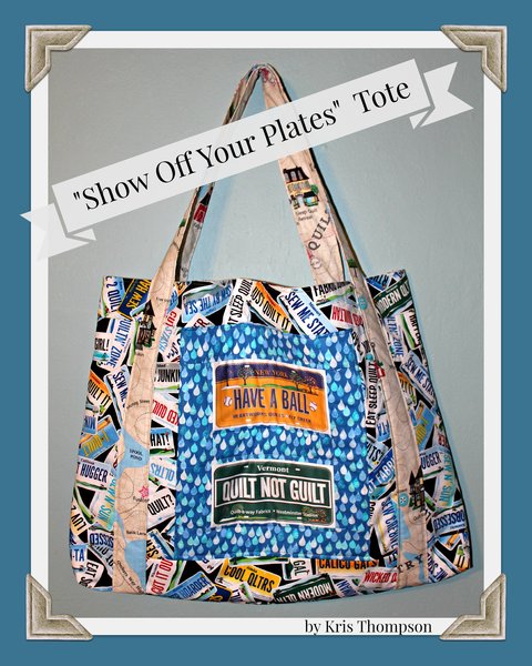 Show Off Your Plates Tote Tutorial