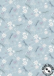 Lewis and Irene Fabrics The Water Gardens Dragonfly Gala Duck Egg Blue Lewis and Irene Fabrics The Water Gardens Dragonfly Gala Duck Egg Blue