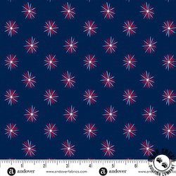 Andover Fabrics Tradition Star Burst Blue