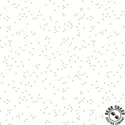 Riley Blake Designs Blossom On White Gold Sparkle
