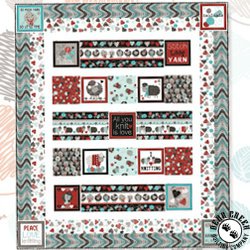 All You Knit is Love Free Quilt Pattern