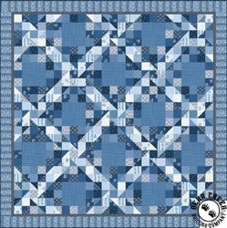 Porcelain Ribbon of Blue Free Quilt Pattern