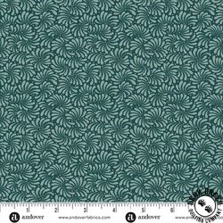 Andover Fabrics Dahlia Sagebrush Indigo