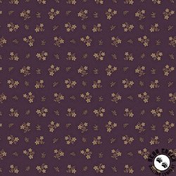 Marcus Fabrics Plumberry III Plum Bouquet Plum