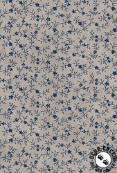 Maywood Studio Patchwork Blue Vines Tan Maywood Studio Patchwork Blue Vines Tan