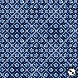 Blank Quilting English Blue and White Geometric Navy Blank Quilting English Blue and White Geometric Navy