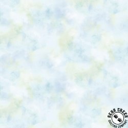 P&B Textiles Bunnies and Blooms Tonal Cloud Blue