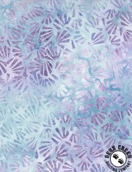 Wilmington Prints Violet Crush Batiks Fans All Over Light Blue/Purple