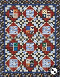 Aviator Free Quilt Pattern by Quilting Treasures