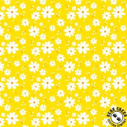 Benartex Delightful Daisies Daisy Love Yellow Benartex Delightful Daisies Daisy Love Yellow