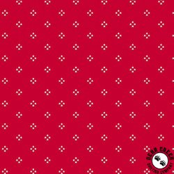 Andover Fabrics Tradition Star Clusters Red