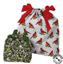 The Cardinal's Visit Free Gift Bag Pattern