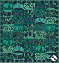 Ebb and Flow Calm Seas Free Quilt Pattern