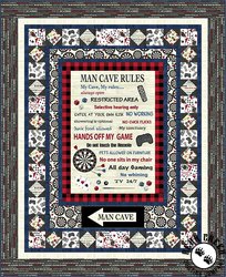 Man Cave Free Quilt Pattern Man Cave Free Quilt Pattern
