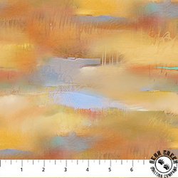 Northcott Tranquil Tides Cloud Texture Ochre/Blue Northcott Tranquil Tides Cloud Texture Ochre/Blue