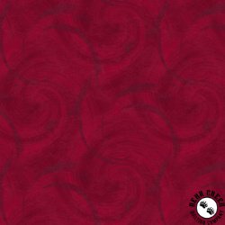 Blank Quilting Spin Flannel 108 Inch Wide Backing Fabric Semi Circle Texture Red