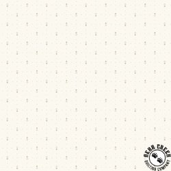 Andover Fabrics Latte Circles and Dots Cream
