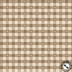 Clothworks Backyard BBQ Chicken Plaid Light Caramel Clothworks Backyard BBQ Chicken Plaid Light Caramel