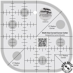 Creative Grids Curved Corner Cutter Quilt Ruler