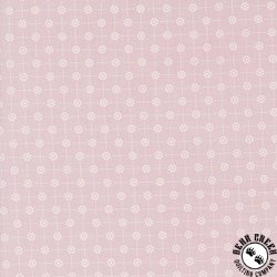 Moda Cottage Charm Pixie Dots Flower Grid Fading Rose Moda Cottage Charm Pixie Dots Flower Grid Fading Rose