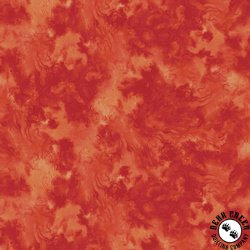 P&B Textiles Moon Flower Flowing Tonal Red Orange