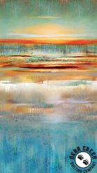 Northcott Tranquil Tides Sunrise Ombre Blue/Green Northcott Tranquil Tides Sunrise Ombre Blue/Green