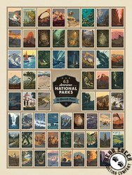 Riley Blake Designs National Parks 63 American National Parks Extra Large Panel