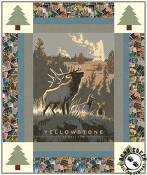 National Parks Yellowstone Free Quilt Pattern