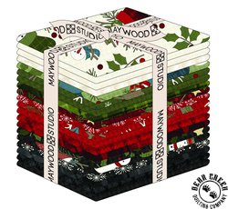 Holly Jolly Flannel Fat Quarter Bundle by Maywood Studio Holly Jolly Flannel Fat Quarter Bundle by Maywood Studio