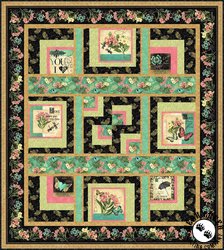 Garden Hideaway Free Quilt Pattern by Wilmington Prints Garden Hideaway Free Quilt Pattern by Wilmington Prints