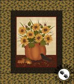 Pumpkin Patch - Flowers in the Pumpkin Free Quilt Pattern by Benartex