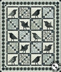 Obsidian Blackbirds Free Quilt Pattern