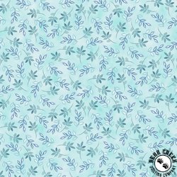 In The Beginning Fabrics Daydreams Sprigs Aqua