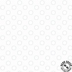 Henry Glass Quilters Flour IV Wreaths and Dots White on White Henry Glass Quilters Flour IV Wreaths and Dots White on White