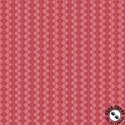 Benartex Spring Hill Farm Block Print Stripe Red Benartex Spring Hill Farm Block Print Stripe Red